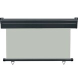 VidaXL Balkonscherm 125x250 cm grijs
