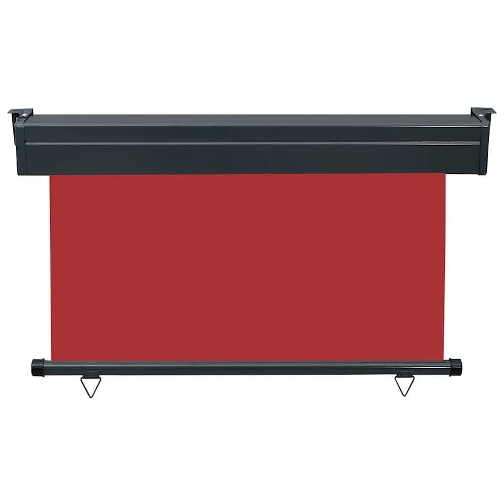 VidaXL Balkonscherm 125x250 cm rood