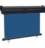 VidaXL Balkonscherm 125x250 cm blauw