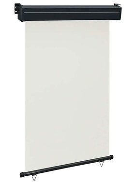 VidaXL Balkonscherm 125x250 cm crèmekleurig