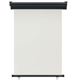 VidaXL Balkonscherm 125x250 cm crèmekleurig