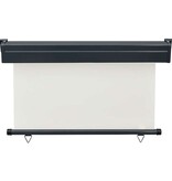 VidaXL Balkonscherm 125x250 cm crèmekleurig