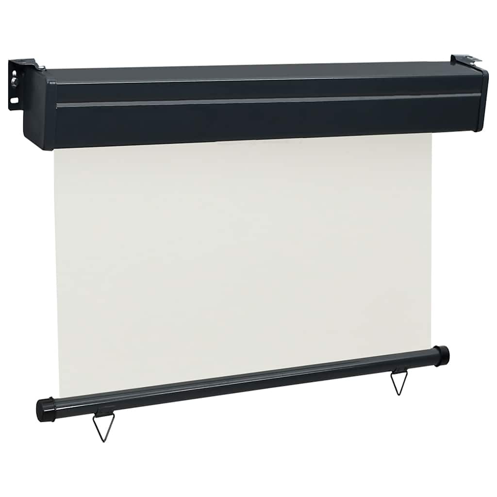 VidaXL Balkonscherm 125x250 cm crèmekleurig