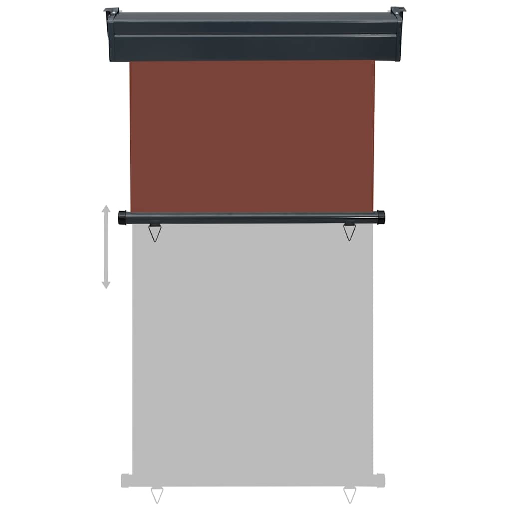 VidaXL Balkonscherm 105x250 cm bruin