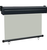 VidaXL Balkonscherm 105x250 cm grijs