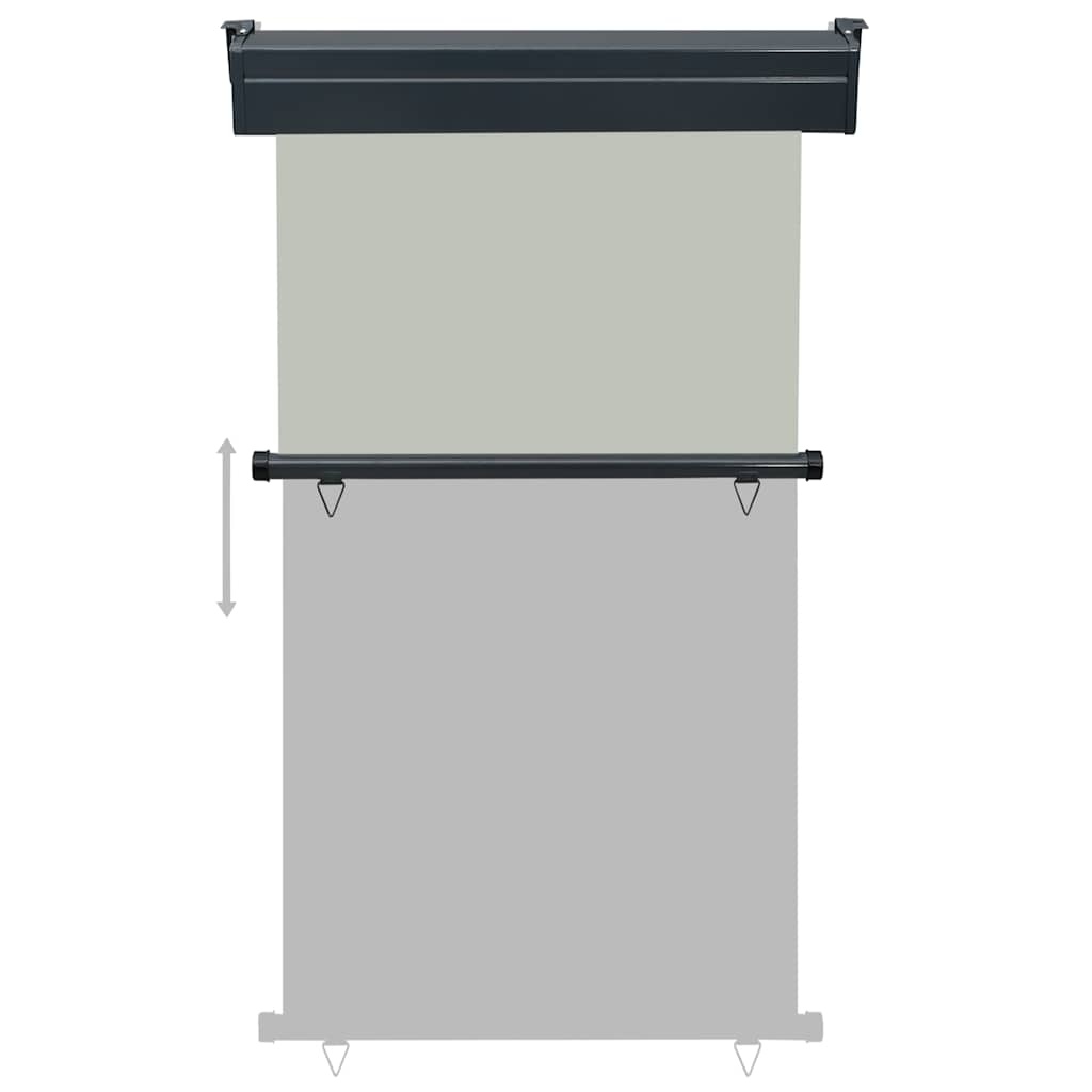 VidaXL Balkonscherm 105x250 cm grijs