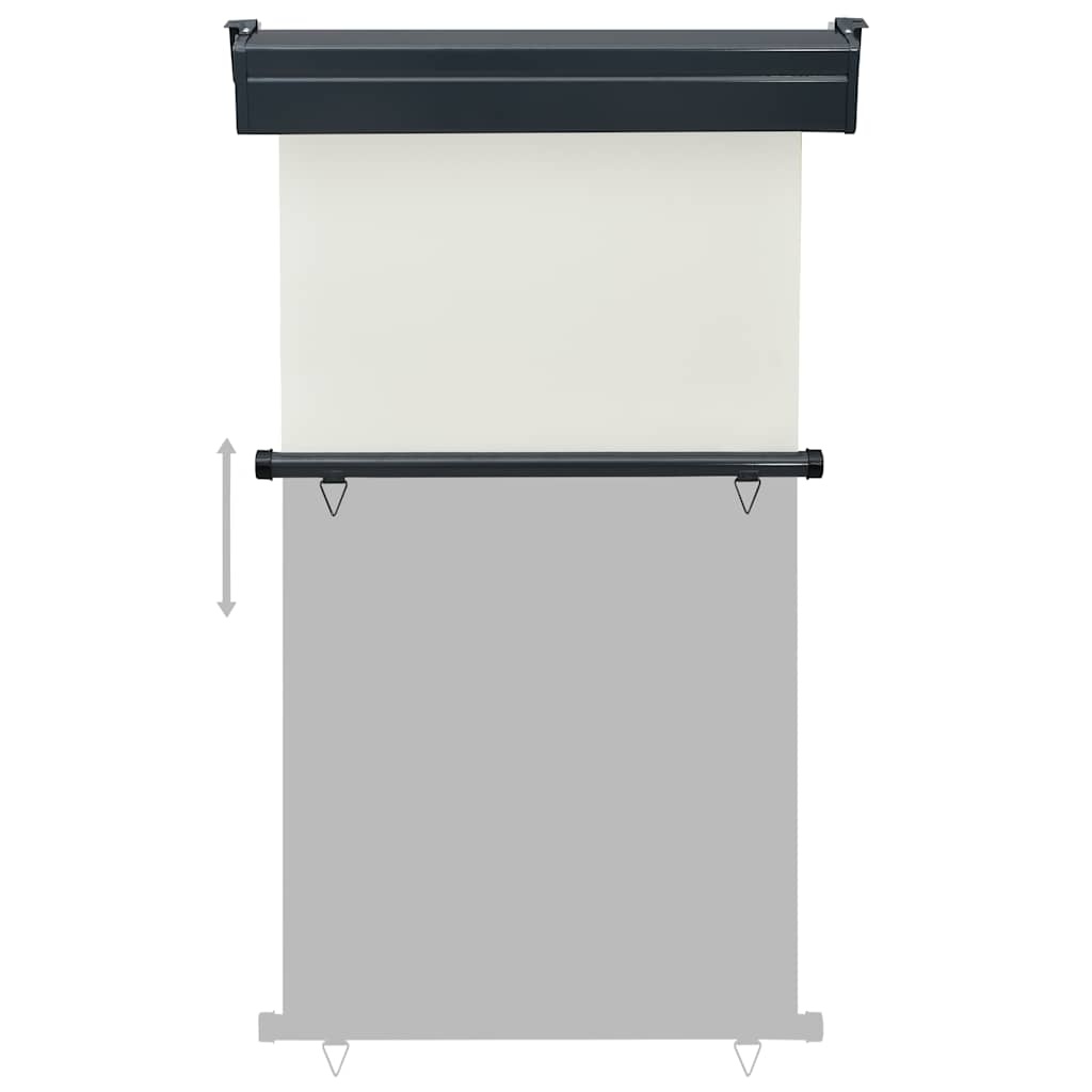 VidaXL Balkonscherm 105x250 cm crèmekleurig