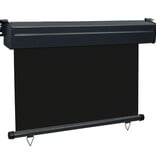 VidaXL Balkonscherm 105x250 cm zwart