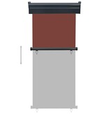 VidaXL Balkonscherm 85x250 cm bruin