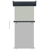 VidaXL Balkonscherm 85x250 cm grijs