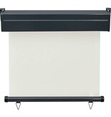 VidaXL Balkonscherm 85x250 cm crèmekleurig