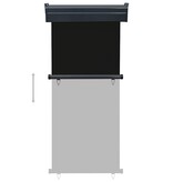 VidaXL Balkonscherm 85x250 cm zwart