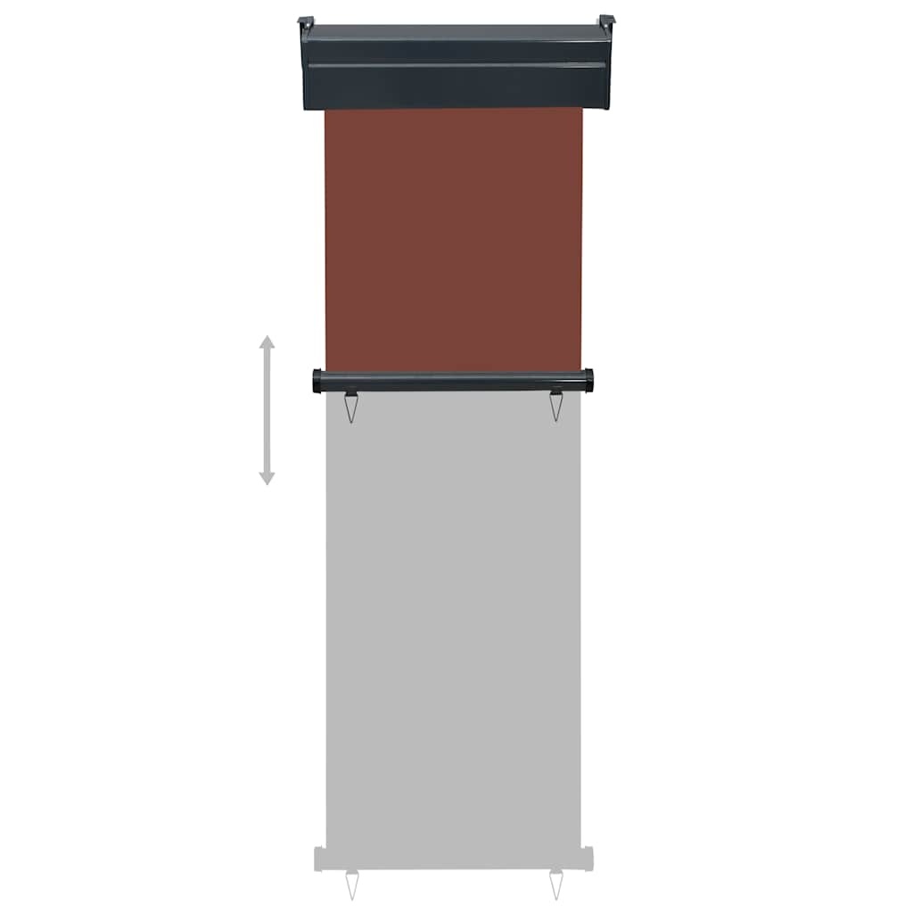 VidaXL Balkonscherm 65x250 cm bruin