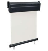 VidaXL Balkonscherm 65x250 cm crèmekleurig