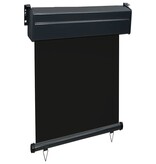 VidaXL Balkonscherm 65x250 cm zwart