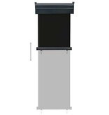 VidaXL Balkonscherm 65x250 cm zwart