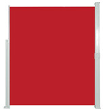 VidaXL Tuinscherm uittrekbaar 140x500 cm rood