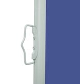 VidaXL Tuinscherm uittrekbaar 140x500 cm blauw