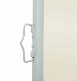 VidaXL Tuinscherm uittrekbaar 140x500 cm crème