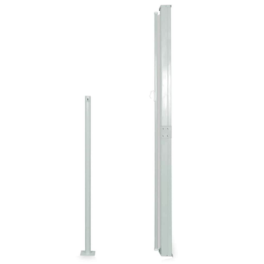 VidaXL Tuinscherm uittrekbaar 140x500 cm zwart