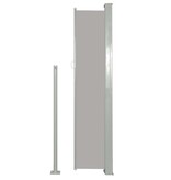 VidaXL Tuinscherm uittrekbaar 120x500 cm grijs