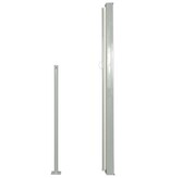 VidaXL Tuinscherm uittrekbaar 120x500 cm crème