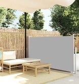 VidaXL Tuinscherm uittrekbaar 100x500 cm grijs