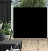 VidaXL Tuinscherm uittrekbaar 100x300 cm zwart