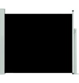 VidaXL Tuinscherm uittrekbaar 100x300 cm zwart