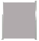 VidaXL Tuinscherm uittrekbaar 170x300 cm grijs
