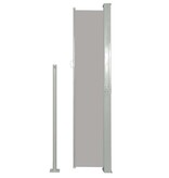 VidaXL Tuinscherm uittrekbaar 170x300 cm grijs