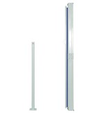 VidaXL Tuinscherm uittrekbaar 170x300 cm blauw