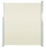 VidaXL Tuinscherm uittrekbaar 170x300 cm crème