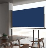 VidaXL Tuinscherm uittrekbaar 80x300 cm blauw