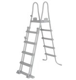 VidaXL Zwembadladder Flowclear met 4 treden 132 cm