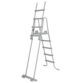 VidaXL Zwembadladder Flowclear met 4 treden 132 cm