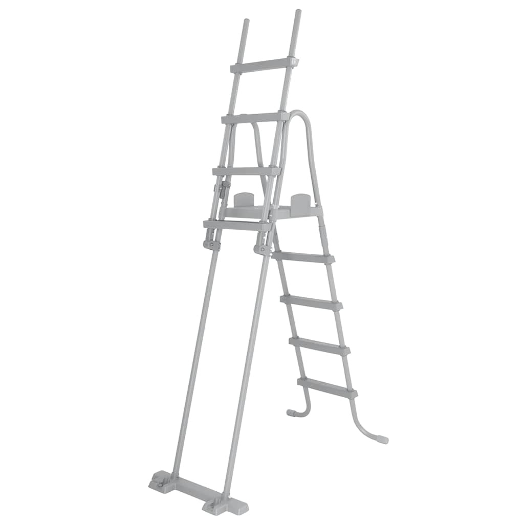 VidaXL Zwembadladder Flowclear met 4 treden 132 cm