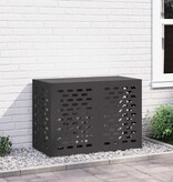 VidaXL Airconditioner hoes Zwart 100 x 50 x 70 cm Staal