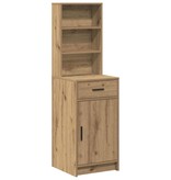 VidaXL Highboard met lade artisanaal eikenkleurig 40 x 40,5 x 135 cm