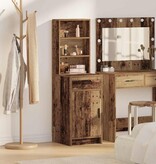 VidaXL Highboard met lade Oud hout 40 x 40,5 x 135 cm Bewerkt hout