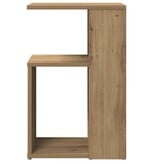 VidaXL Bijzettafel 36x30x56 cm bewerkt hout artisanaal eikenkleurig