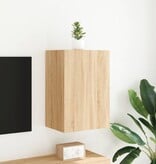VidaXL Tv-wandmeubel 40,5x30x60 cm bewerkt hout sonoma eikenkleurig