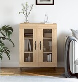 VidaXL Dressoir 69,5x34x90 cm bewerkt hout sonoma eikenkleurig