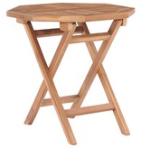 VidaXL Tuintafel inklapbaar 45x45x45 cm massief teakhout