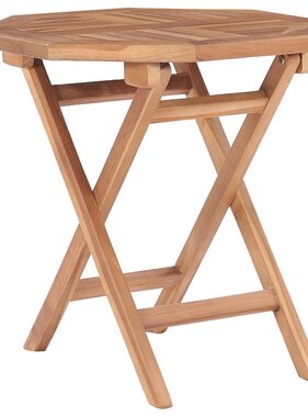 VidaXL Tuintafel inklapbaar 45x45x45 cm massief teakhout