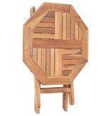 VidaXL Tuintafel inklapbaar 45x45x45 cm massief teakhout