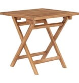VidaXL Tuintafel inklapbaar 45x45x45 cm massief teakhout
