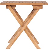 VidaXL Tuintafel inklapbaar 45x45x45 cm massief teakhout