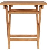 VidaXL Tuintafel inklapbaar 45x45x45 cm massief teakhout