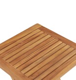 VidaXL Tuintafel inklapbaar 45x45x45 cm massief teakhout